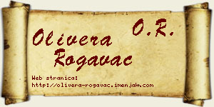 Olivera Rogavac vizit kartica